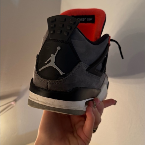 Jordan Black and Red Sneakers